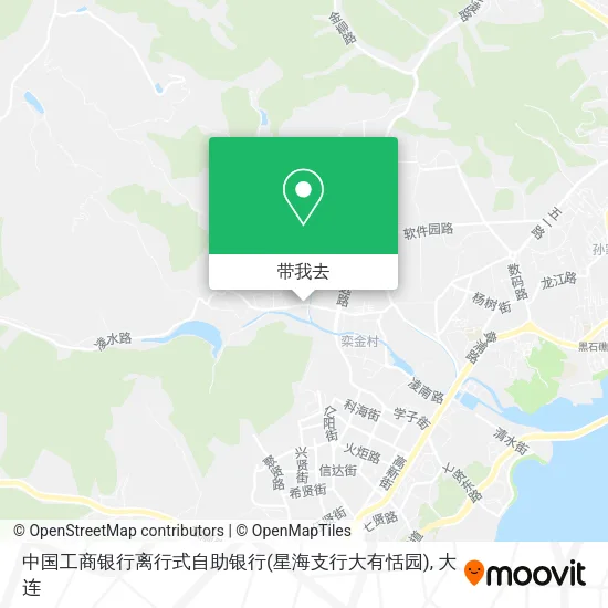 中国工商银行离行式自助银行(星海支行大有恬园)地图