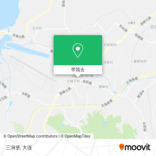 三涧堡地图