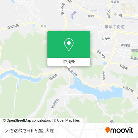 大连达尔尼日租别墅地图