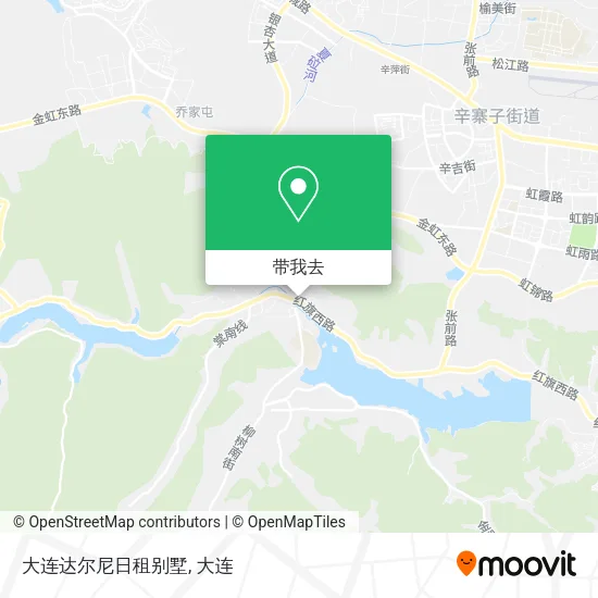 大连达尔尼日租别墅地图