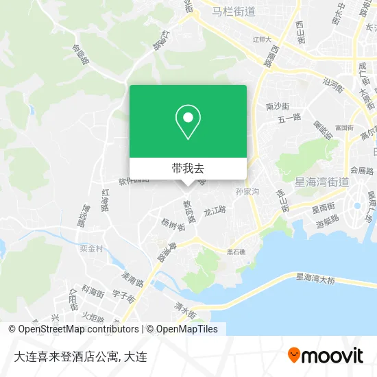 大连喜来登酒店公寓地图
