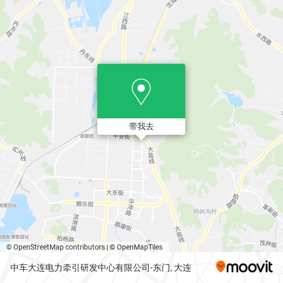 中车大连电力牵引研发中心有限公司-东门地图