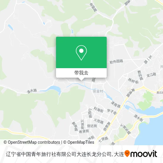 辽宁省中国青年旅行社有限公司大连长龙分公司地图