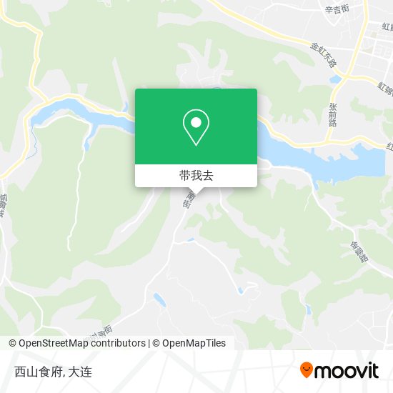 西山食府地图