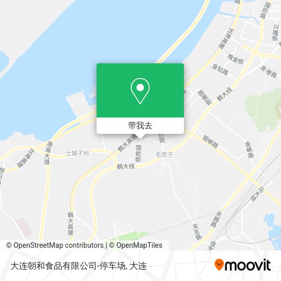 大连朝和食品有限公司-停车场地图
