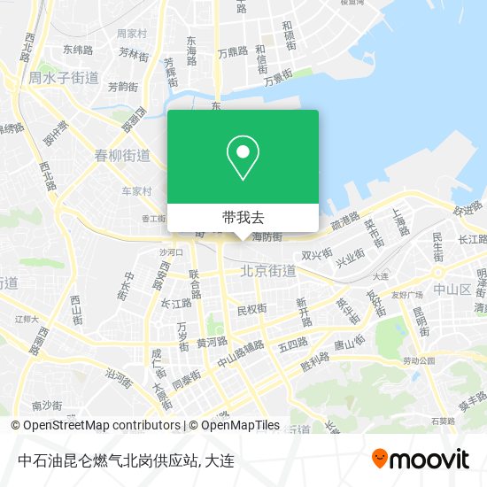 中石油昆仑燃气北岗供应站地图