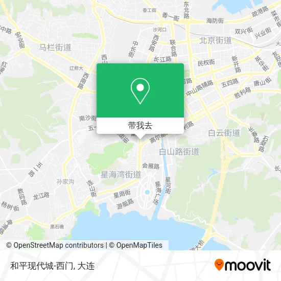 和平现代城-西门地图