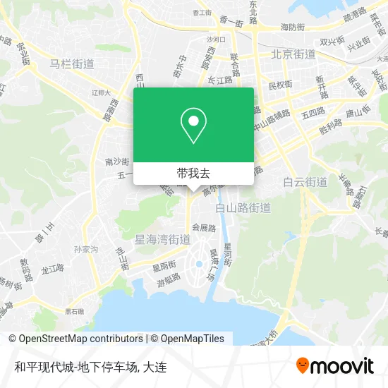 和平现代城-地下停车场地图