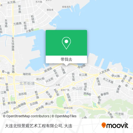 大连北恒景观艺术工程有限公司地图