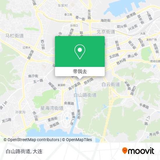 白山路街道地图