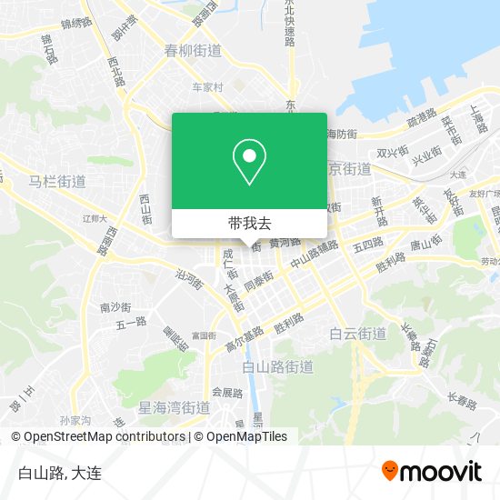 白山路地图