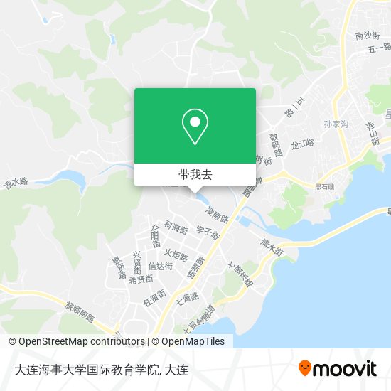 大连海事大学国际教育学院地图