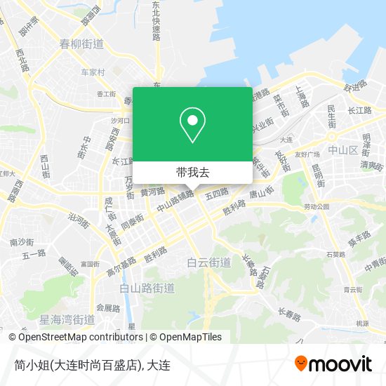 简小姐(大连时尚百盛店)地图