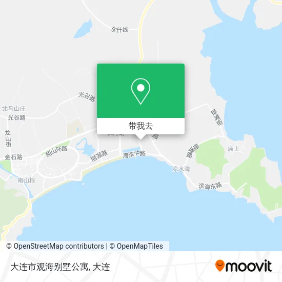 大连市观海别墅公寓地图
