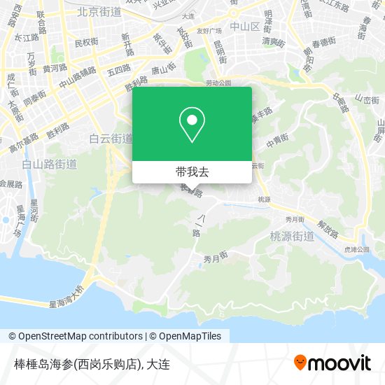 棒棰岛海参(西岗乐购店)地图