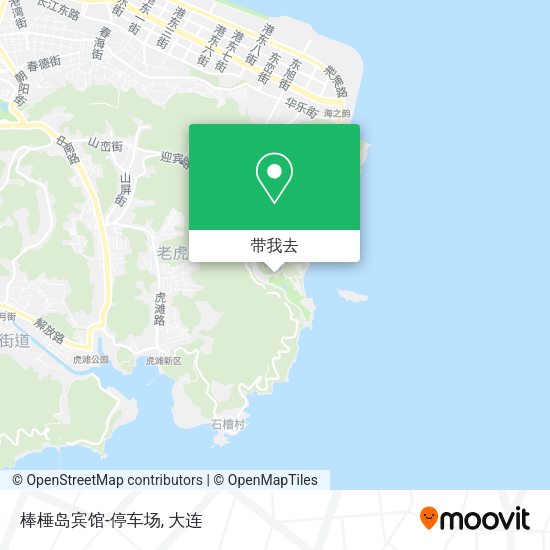 棒棰岛宾馆-停车场地图