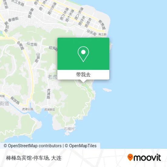 棒棰岛宾馆-停车场地图
