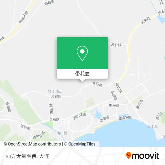 西方无量明佛地图