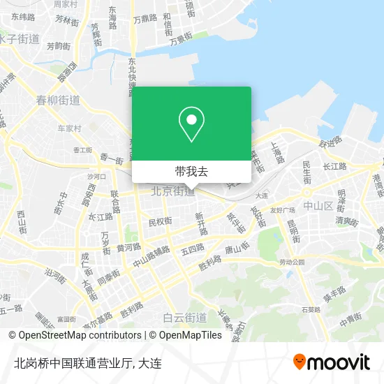 北岗桥中国联通营业厅地图