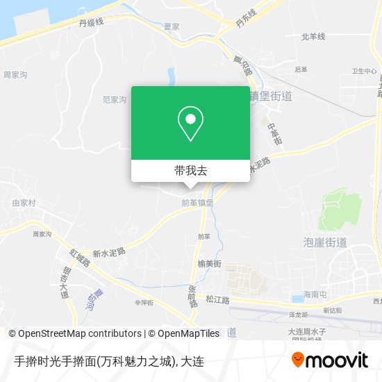 手擀时光手擀面(万科魅力之城)地图