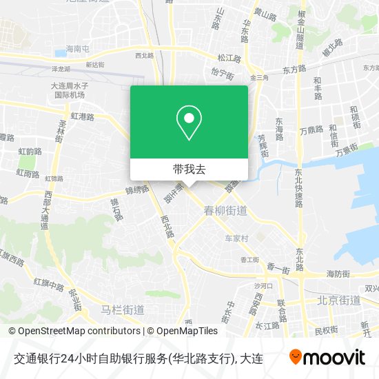 交通银行24小时自助银行服务(华北路支行)地图