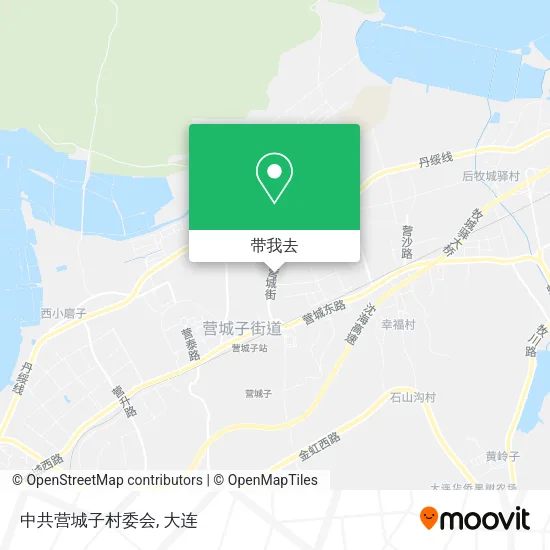 中共营城子村委会地图