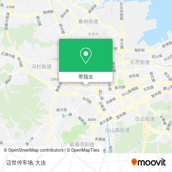 迈世停车场地图
