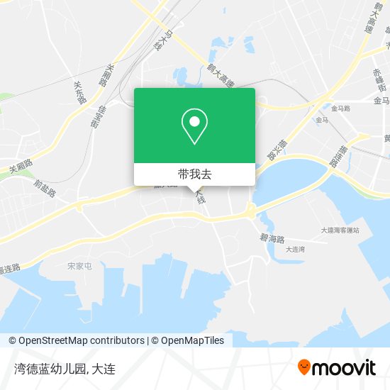 湾德蓝幼儿园地图