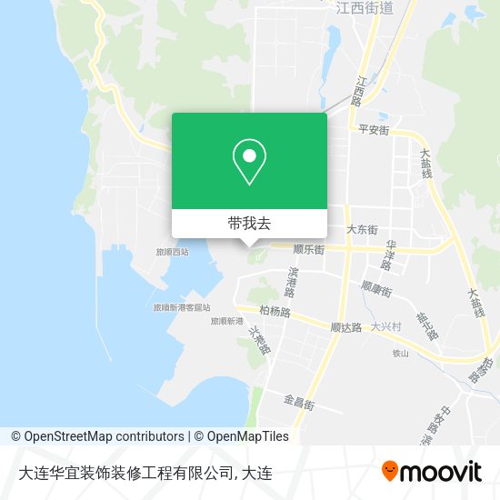 大连华宜装饰装修工程有限公司地图