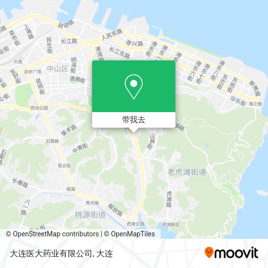 大连医大药业有限公司地图