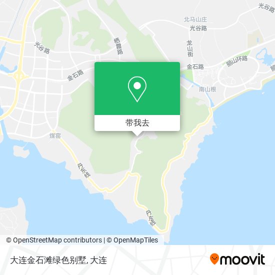 大连金石滩绿色别墅地图