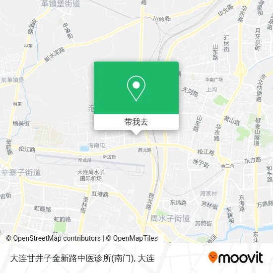 大连甘井子金新路中医诊所(南门)地图