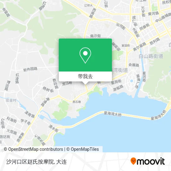 沙河口区赵氏按摩院地图