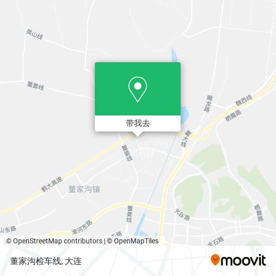 董家沟检车线地图