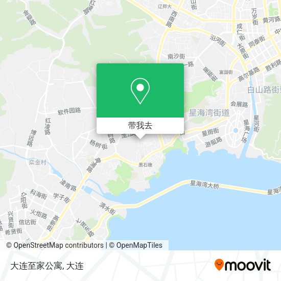大连至家公寓地图