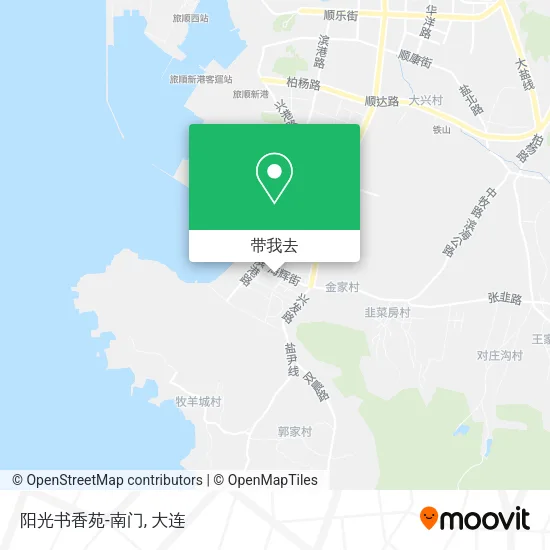 阳光书香苑-南门地图