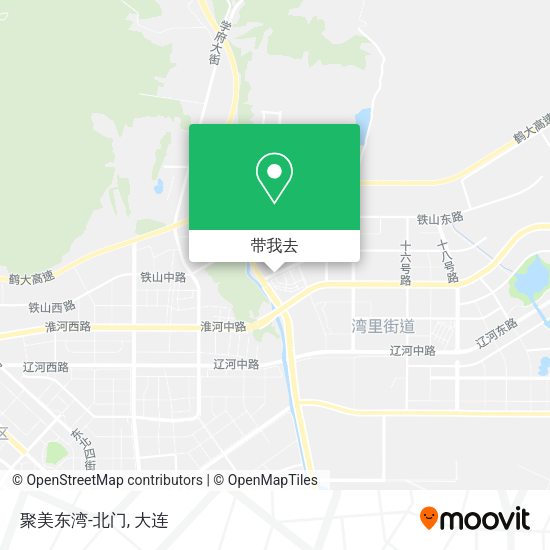 聚美东湾-北门地图