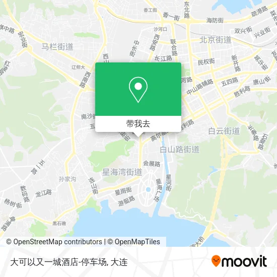 大可以又一城酒店-停车场地图