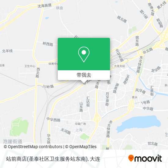站前商店(圣泰社区卫生服务站东南)地图