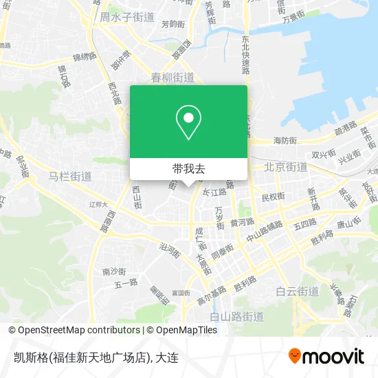 凯斯格(福佳新天地广场店)地图