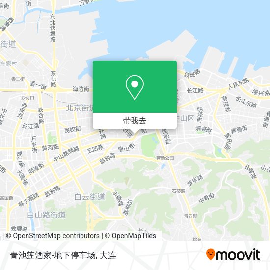 青池莲酒家-地下停车场地图