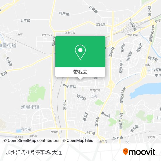 加州洋房-1号停车场地图