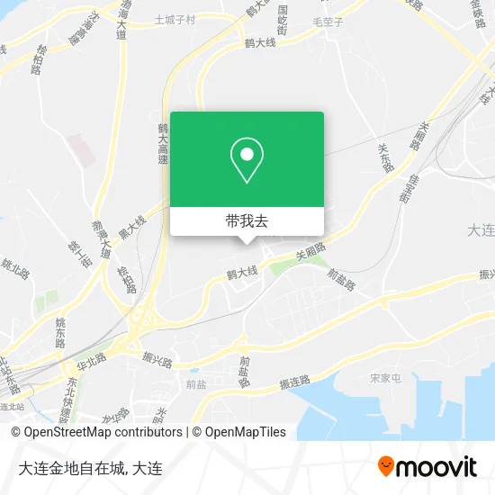 大连金地自在城地图