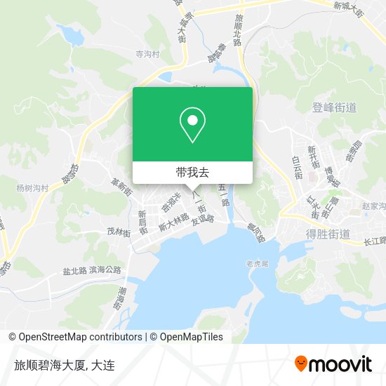 旅顺碧海大厦地图