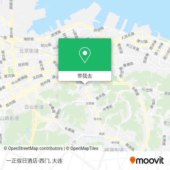 一正假日酒店-西门地图