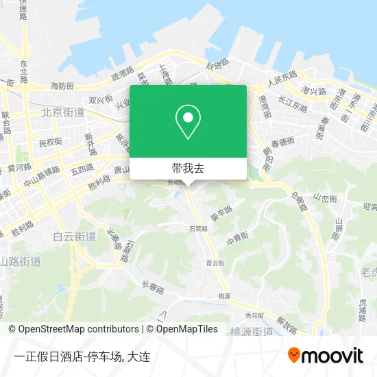 一正假日酒店-停车场地图