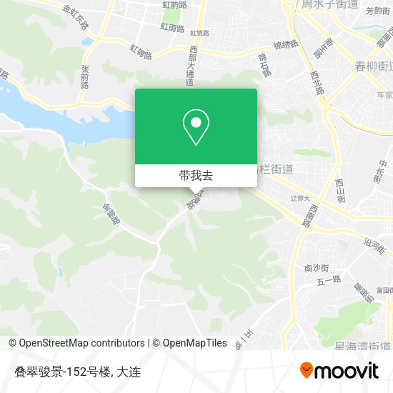叠翠骏景-152号楼地图