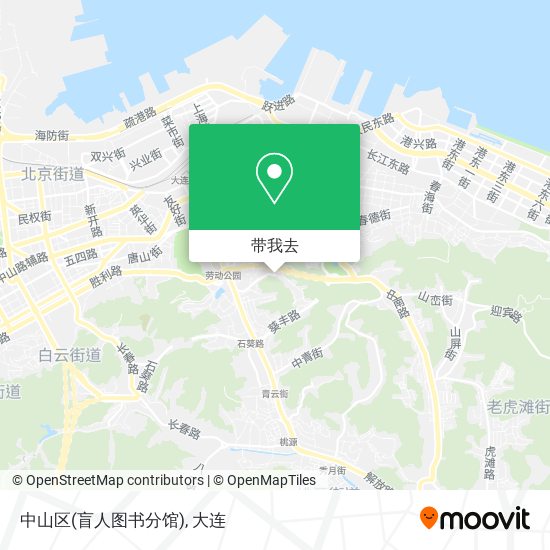 中山区(盲人图书分馆)地图