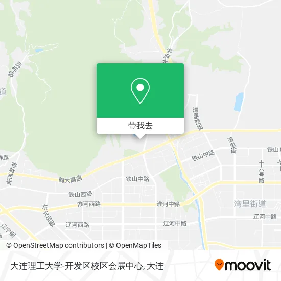 大连理工大学-开发区校区会展中心地图