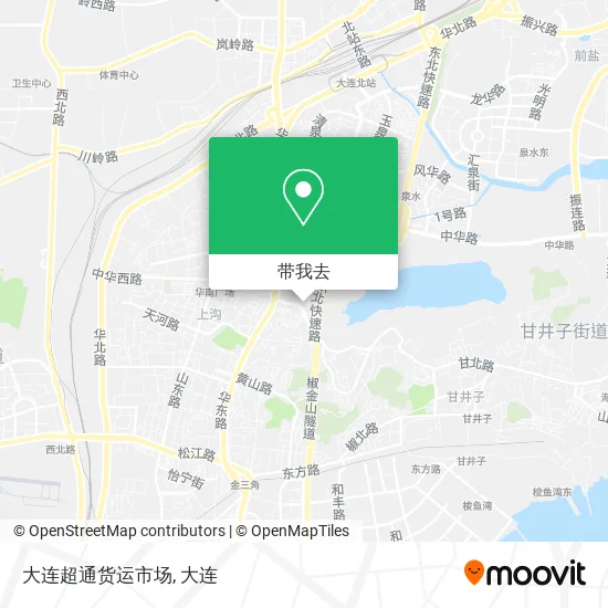 大连超通货运市场地图